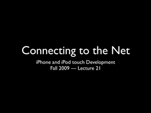 Connecting to the Net
